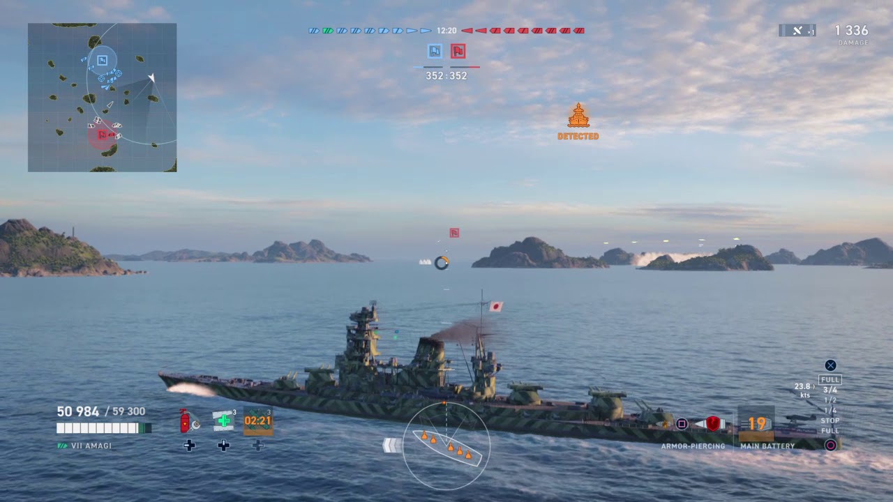 World of Warships: Legends Amagi First blood