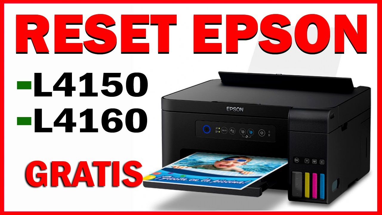 📌 Resetear Impresora Epson L4150 y L4160 🔑 Solución Almohadillas al Final  de su Vida Util
