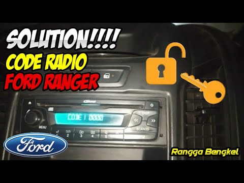 Cara memasukan code radio/tape Ford Ranger