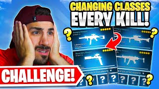 The Class Swap Challenge! Switch Guns for EVERY KILL! 😳 (Cold War Warzone)