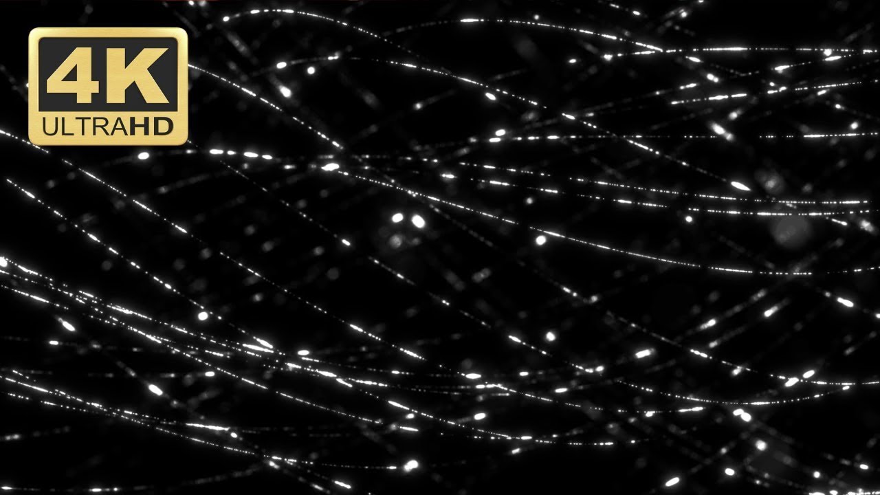 4K Motion Background Video | Abstract Particles & Strings Loop | Free ...