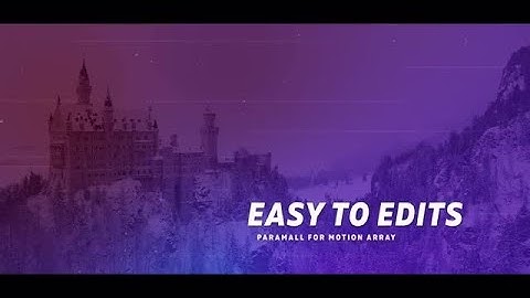 Fast Cinematic Slideshow Premiere Pro Templates