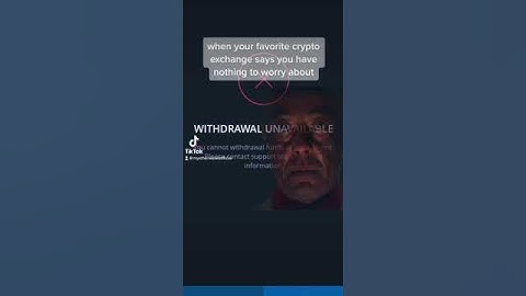 Withdrawal Unavailable ❌