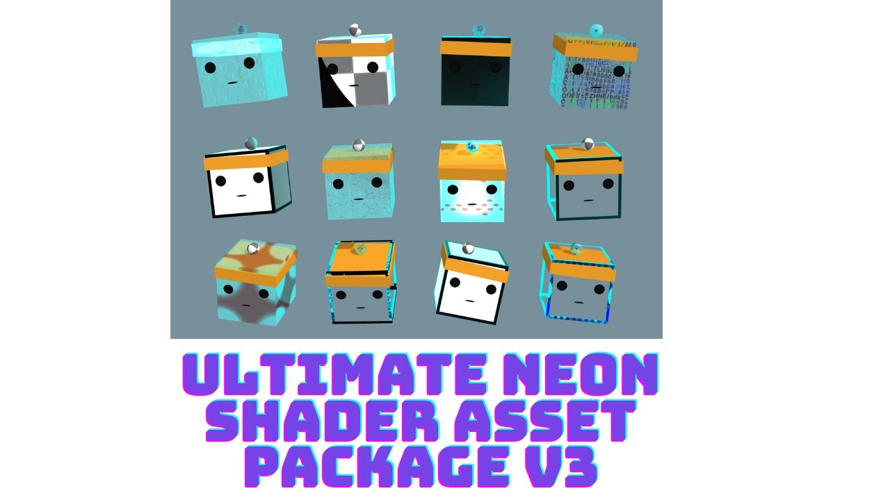 Ultimate Neon Shader Asset Package V3 - YouTube