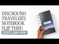 Discbound Traveler&#39;s Notebook Flip Through | Jan- April 2023