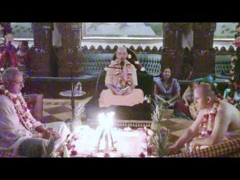 Lecture - Prahladananda Swami - Initiation Ceremony of Acyutananda das