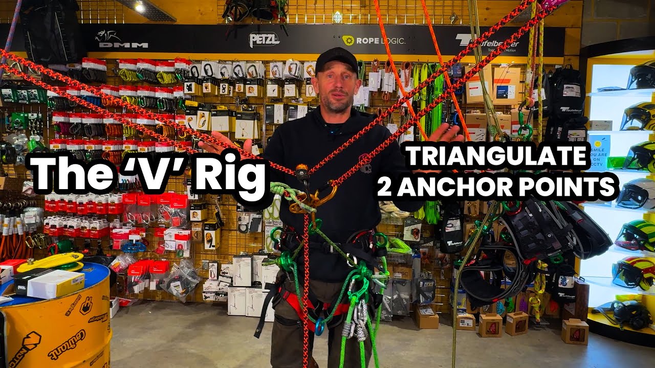 Одна веревка, два якоря — трюк с V-образным креплением, который должен знать каждый альпинист!