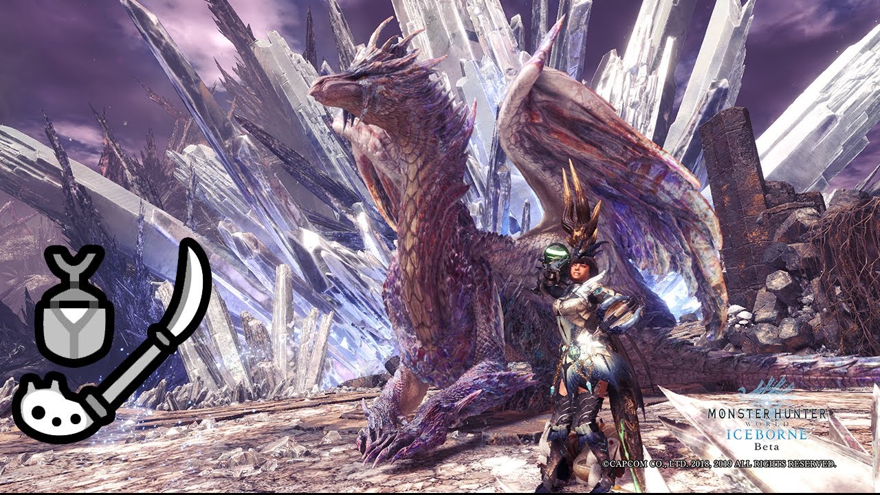 MHW:Iceborne Beta - Velkhana Insect Glaive Solo Gameplay PS4 Pro.