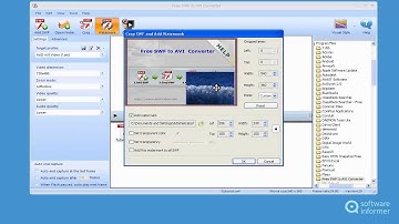 Working with Free SWF to AVI Converter