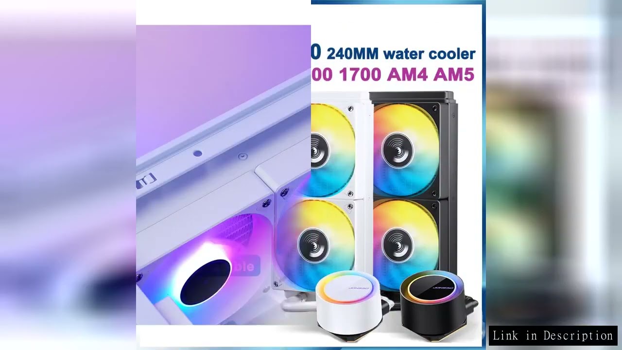 Thermalright CORE MATRIX 240 VISION ARGB BLACK Water Cooler IPS LCD Screen with 320x240 Resolution f