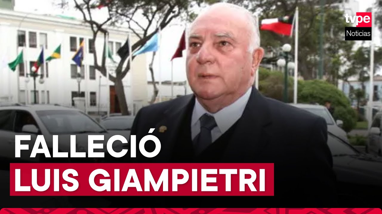 Luis Giampietri, exvicepresidente, falleció a los 82 años