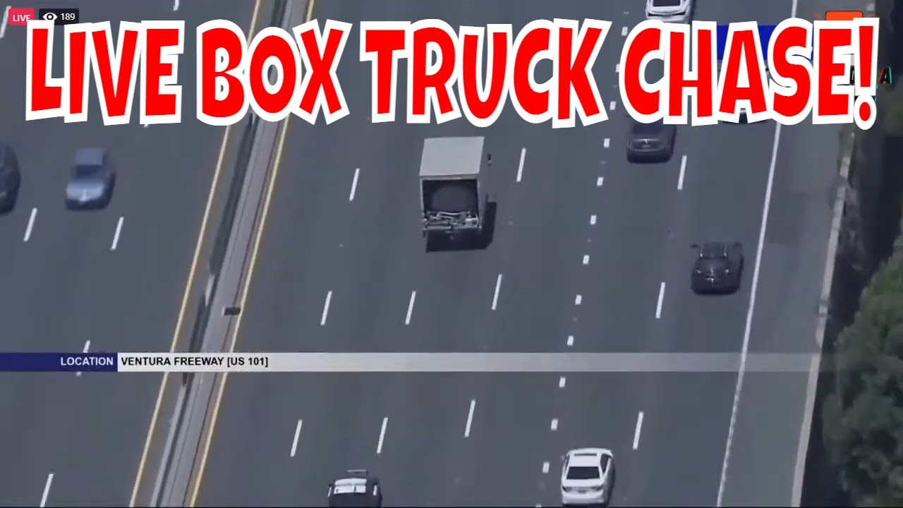 LIVE POLICE CHASE OF A BOX TRUCK | WE GOT A CHASE! - YouTube