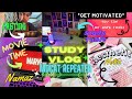 Late night STUDY VLOG (6+ hours) {making bracelets}  *Self studying as Mcat Repeater in Pakistan*
