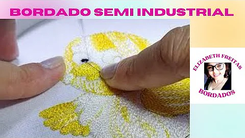 COMO BORDAR COM LINHA MESCLADA SEPARADO AS CORES