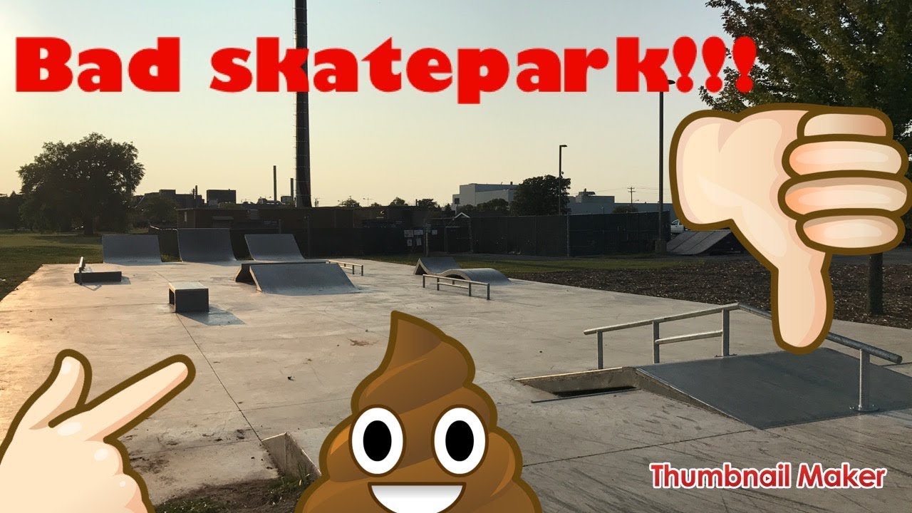 Trying To Ride one of the worst skateparks near me ...
