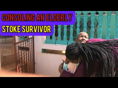 CONSOLING ELDERLY LADY AS SHE WILL HAVE TO BE PUT IN AN INFIRMARY 💔😢😭