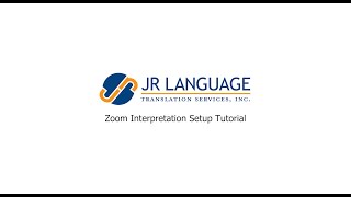 Zoom Interpretation Setup