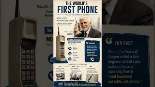 The World's First Phone 📞 | The Amazing Story of the Motorola DynaTAC | History of Mobile Phones
