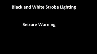 Black and White Stobe Lights 1 hour SLOW 1080P SEIZURE WARNING