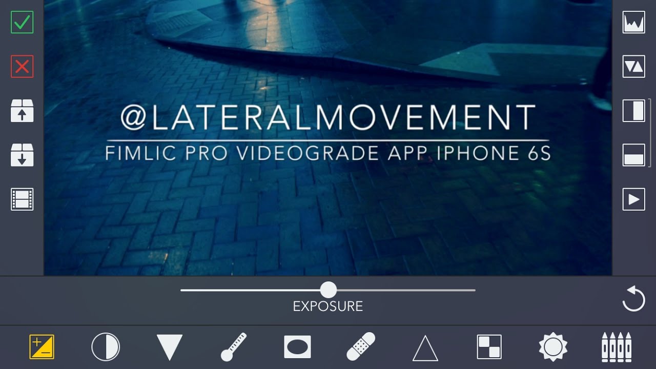 VIDEOGRADE app iPhone Filmic Pro 4K color grading videograde app iphone