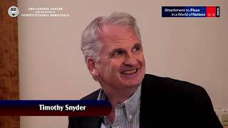 Territory & Place with Timothy Snyder (Yale)  Clough Center Spring Symposium  Boston College