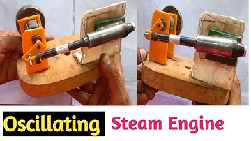Homemade Oscillating Engine || Haw to make steam Engine || CRATIVE MAKE