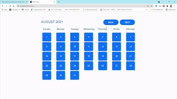 Full Stack Calendar Application