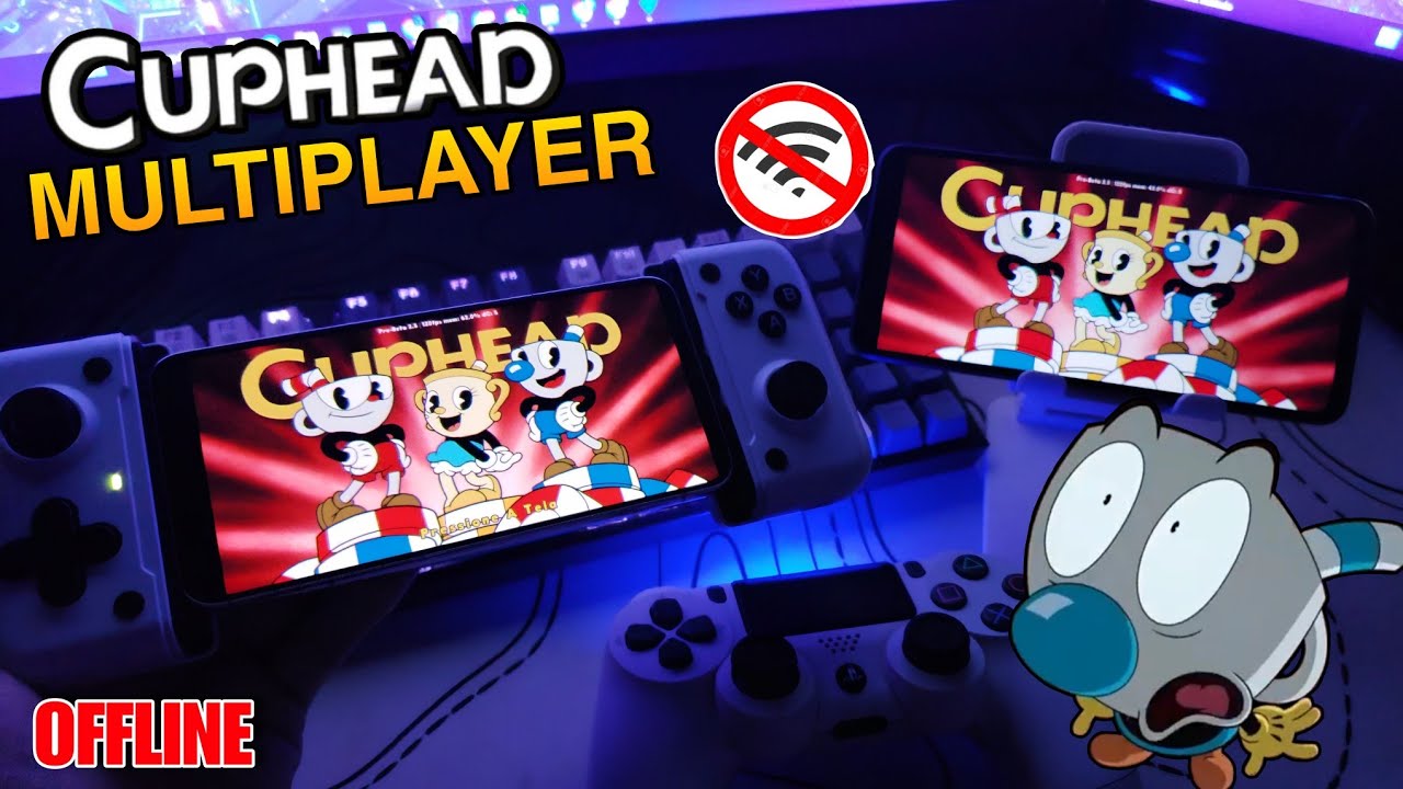 MELHOR CUPHEAD MOBILE MULTIPLAYER OFFLINE PARA JOGAR COM AMIGO!