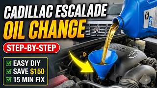 CADILLAC ESCALADE DIY OIL CHANGE That Saves You Money! 🛢️