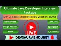 Accelerate Your Java Backend Career: Exclusive Interview Notes + Live Q&amp;A Session!