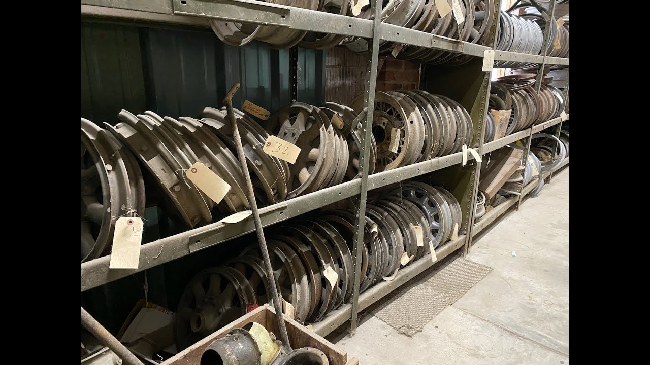 Auburn Cord Duesenberg Co. Parts Department Video #2 Heavy Iron & the Secret Room!