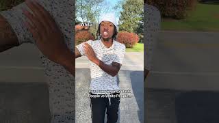 Bumping into White people vs Black people😭…