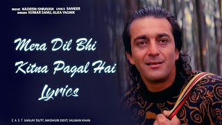 Mera Dil Bhi Kitna Paagal Hai | Saajan | Kumar Sanu, Alka Yagnik | Nadeem-Shravan | Sameer