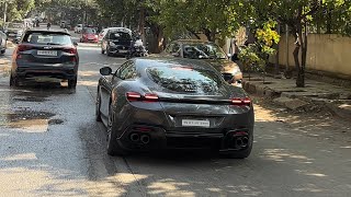 Ferrari Roma In the beautiful shade of Grigio Silverstone, back to Den 🏠 #foryou#automobile #ferrari