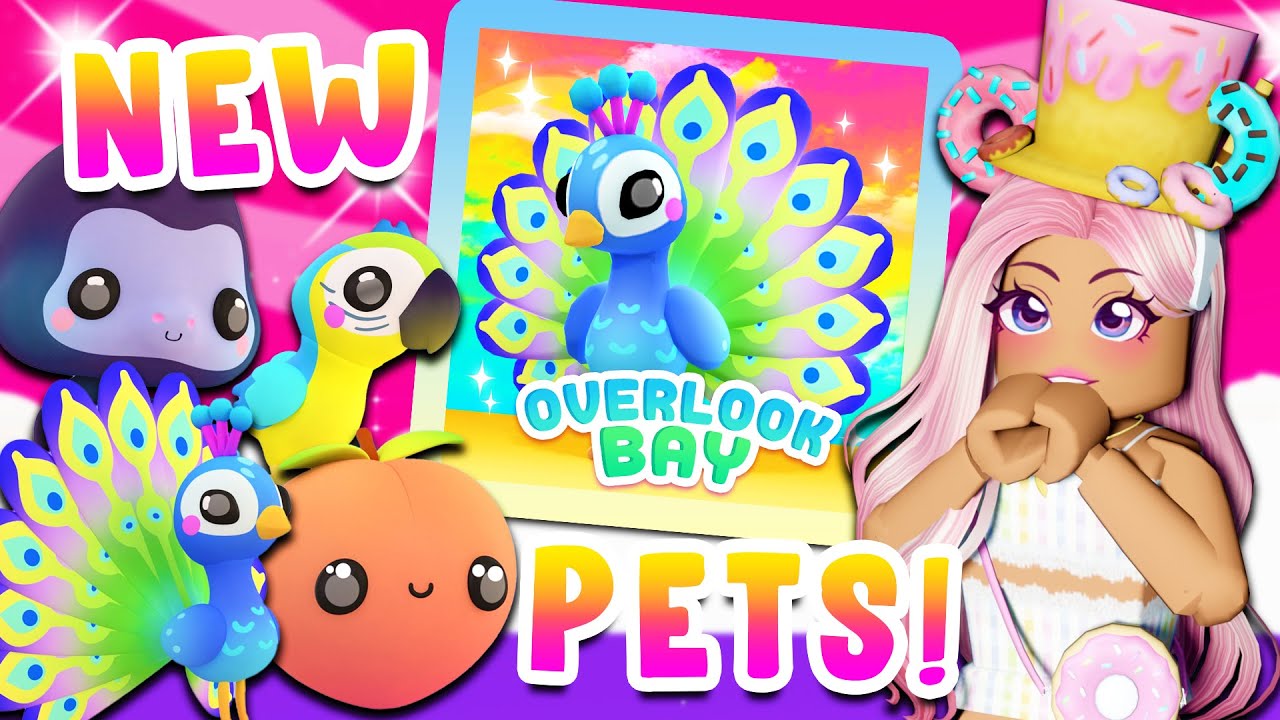 🦚 Buying ALL Of The *NEW* Overlook Bay Pets + Opening A Bunch Of Pet Pods 🍑 | Roblox Overlook Bay