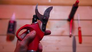 How to service the cutting head of your FELCO electric pruning shear
