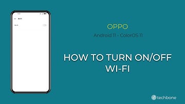 How to Turn On/Off Wi-Fi - Oppo [Android 11 - ColorOS 11]