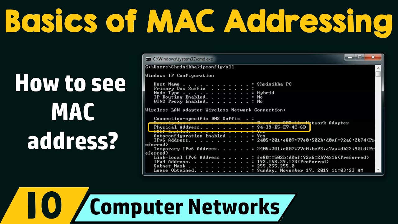 mac address assignments