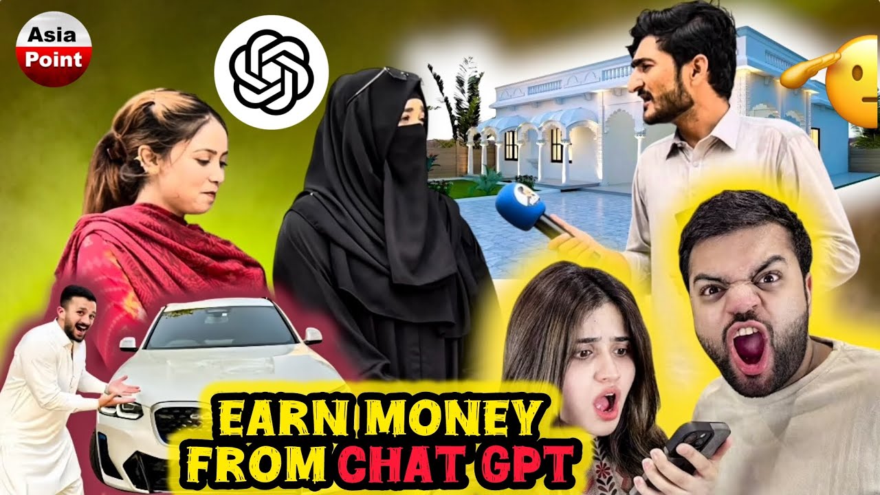 Earn money from chat gpt through AI 💸 & Real struggle Meerab Fatima from OKARA anchor