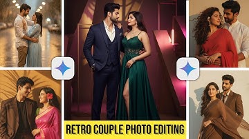 Couple Retro Style Vintage Photo Editing | Google Gemini Ai Photo Editing Prompt | Viral Photo Edit