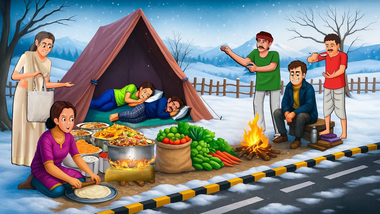 ठंड में गरीब परिवार का खाना | Story In Hindi | Sun Tv Stories | Hindi Stories | New Stories