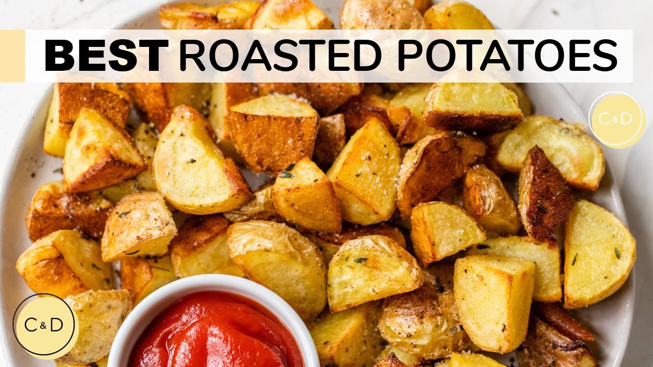 BEST ROASTED POTATOES | how to make oven roasted potatoes | Clean & Delicious