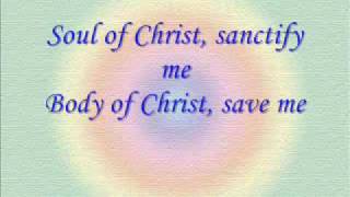 Anima Christi - Soul of Christ chords