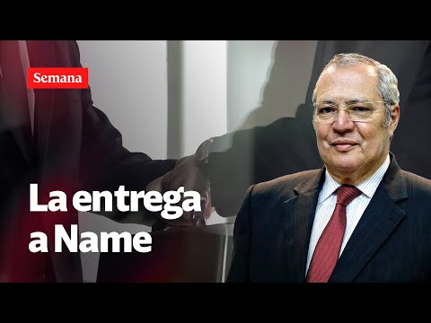 Así fue la entrega de 3 mil millones de pesos al presidente del senado Iván Name | Semana Noticias