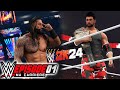 Wwe 2k24 ma carrire 1  je suis une lgende