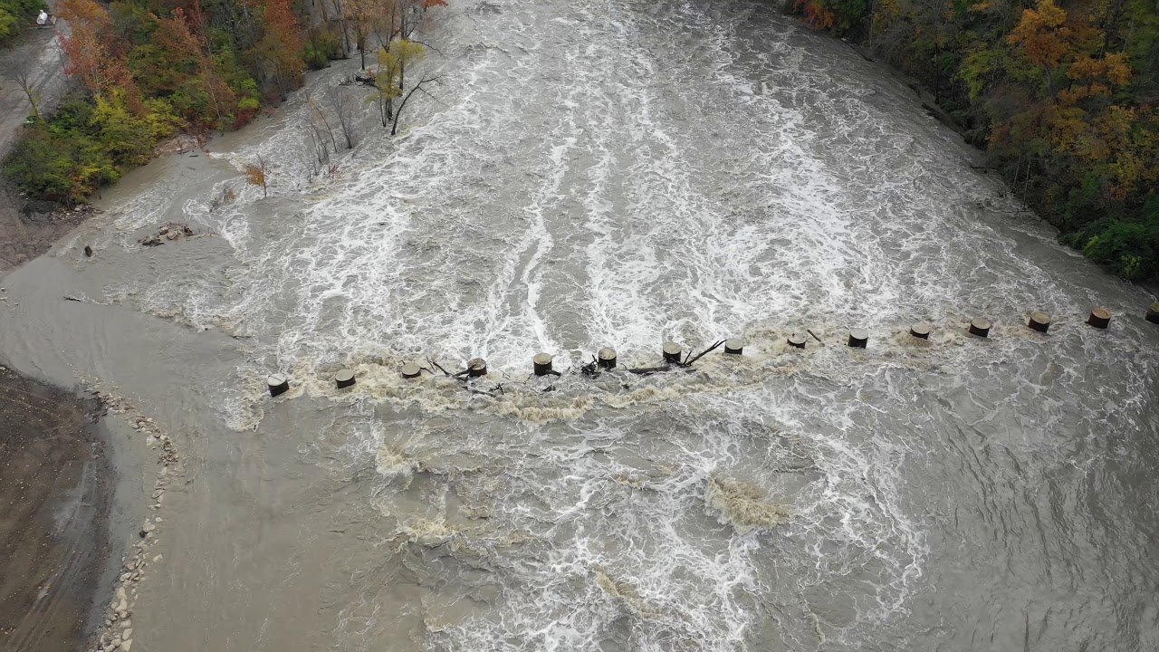 The Sandusky River at high water