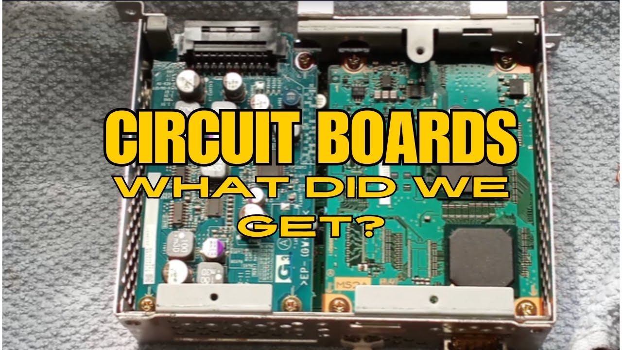 Scrapping a Projection TV Circuit Board Box Made with Clipchamp - YouTube