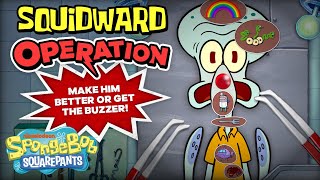 "Operation" Squidward | Every Time Something Was Removed From Squidward's Body | SpongeBob