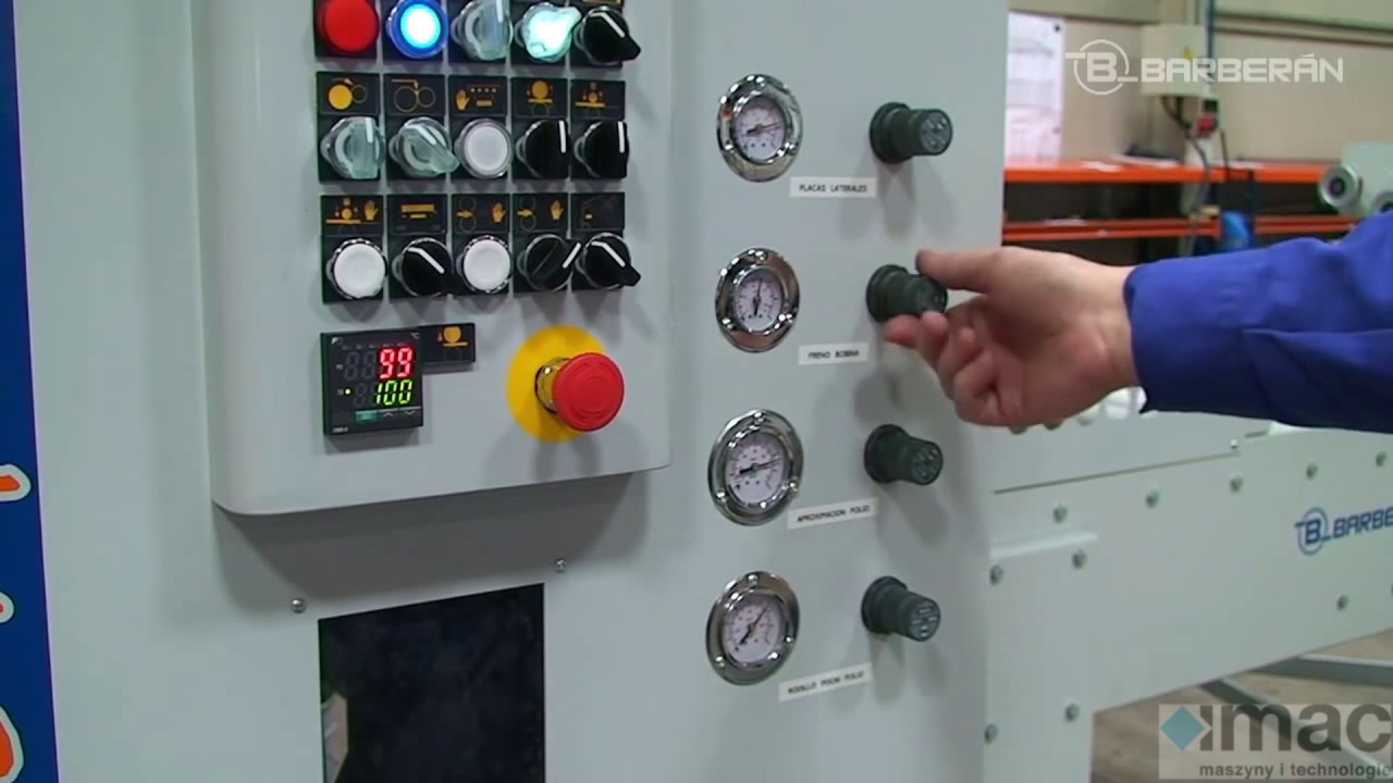 Maszyna do laminowania elementów do szerokości 1400 mm - BARBERAN model KL 1400