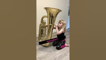 Cutest Tuba player EVER!!